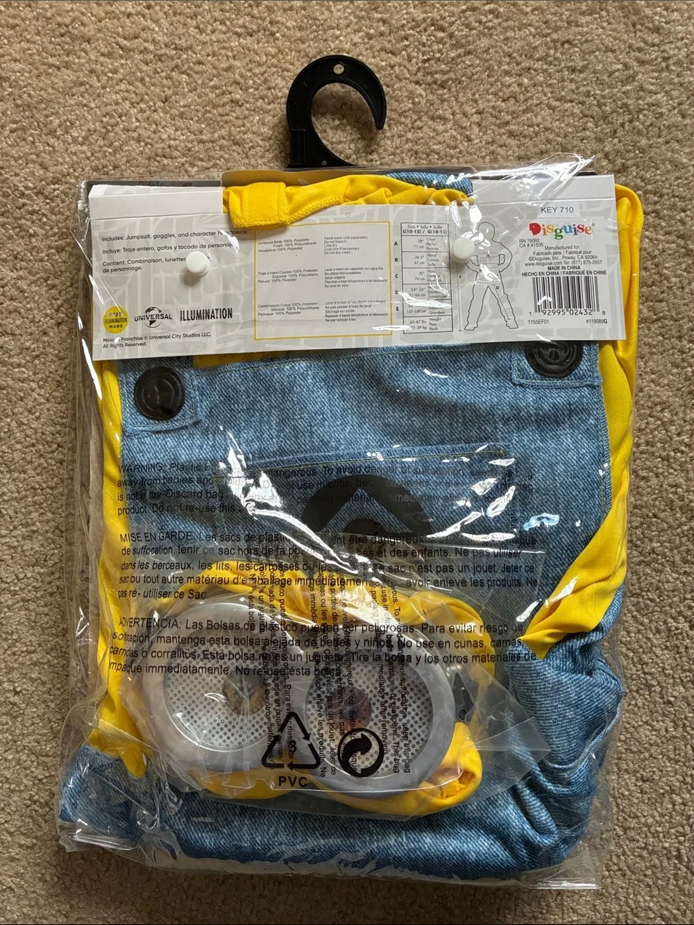 Minions Bob Child Costume - Size L (10/12) - Picture 4 of 8